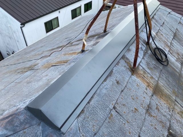 稲美町の棟板金交換工事完了 